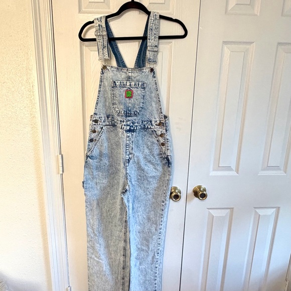 Empyre Pants - Empyre Acid Wash Denim Overalls Medium Y2K 90s  Carpenter Streetwear
